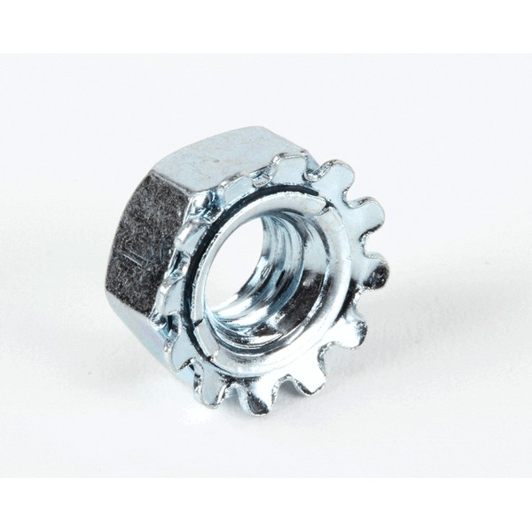 (image for) BKI (Barbeque King) WSH248 WASHERED LOCKNUT, 1/4-20 ZINC - Click Image to Close